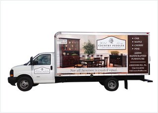 wrap on the moving truck