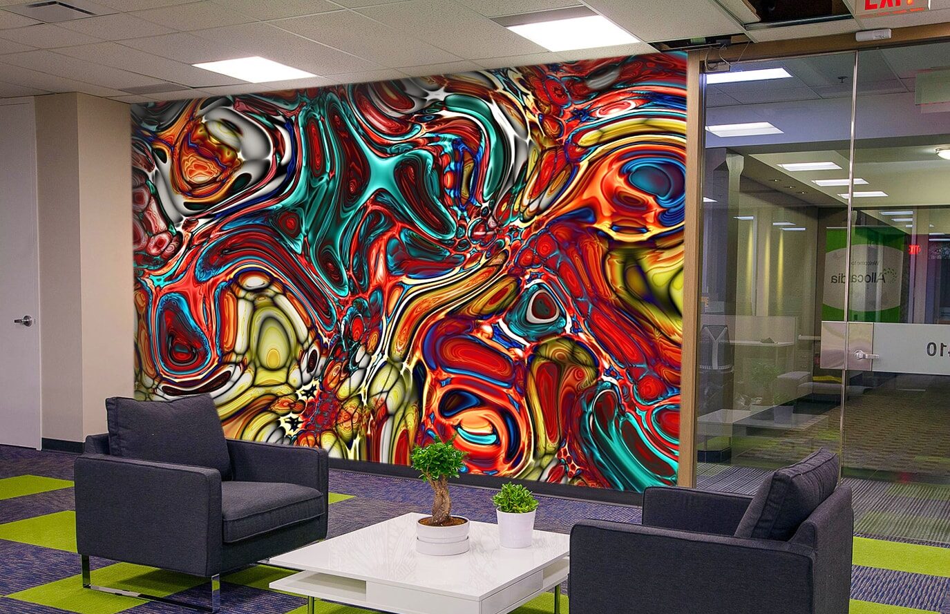 Sitting Area Wall Wraps